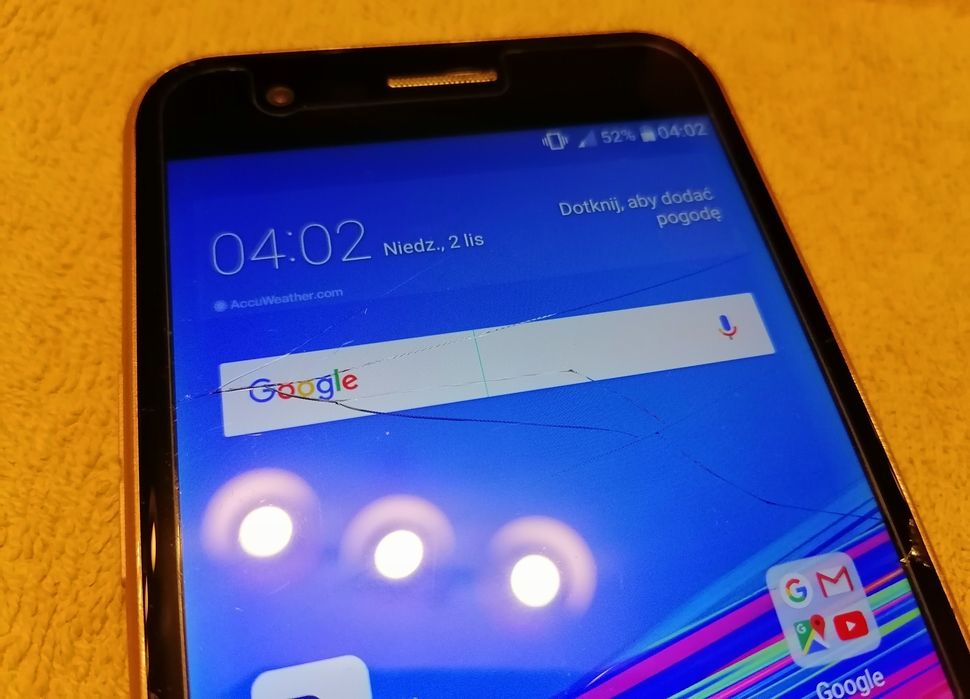 Smartfon LG K10 - (2017) - lekko uszk. wyświetlacz - wszystko działa