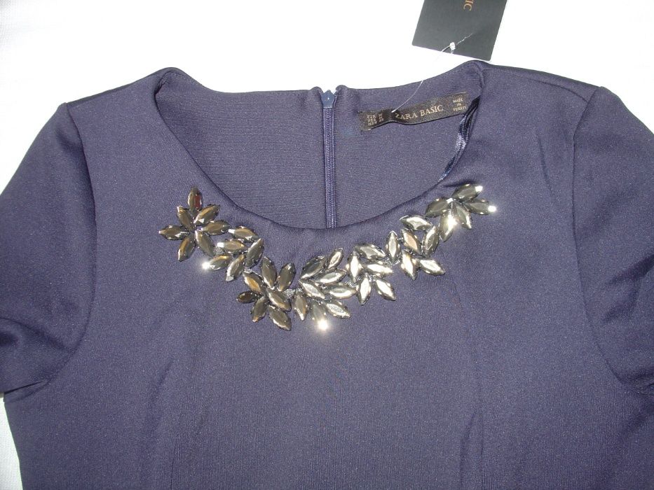 asymetryczna sukienka zara basic roz m/ nowa