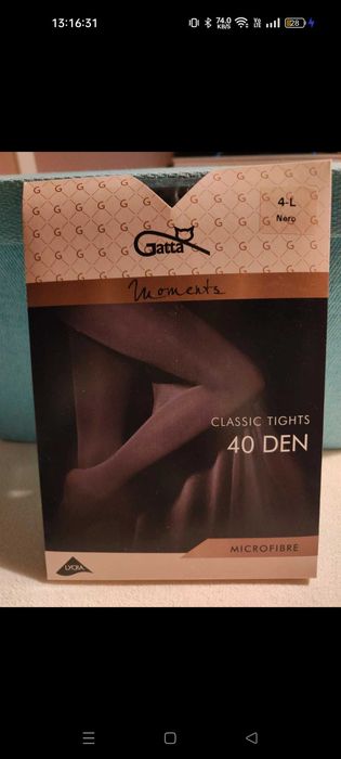 Gatta Moments 40den mikrofibry 4 L Nero