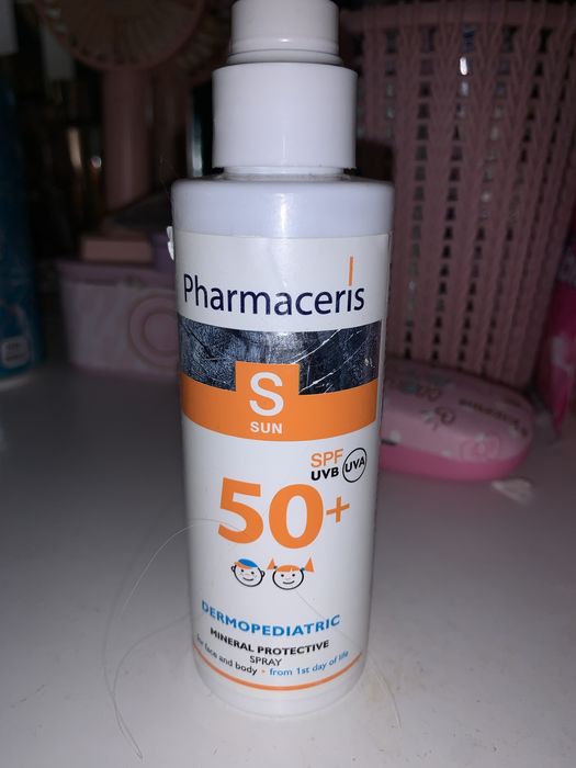 spf 50 UVA UVB ochronny uzywany pharmaceris