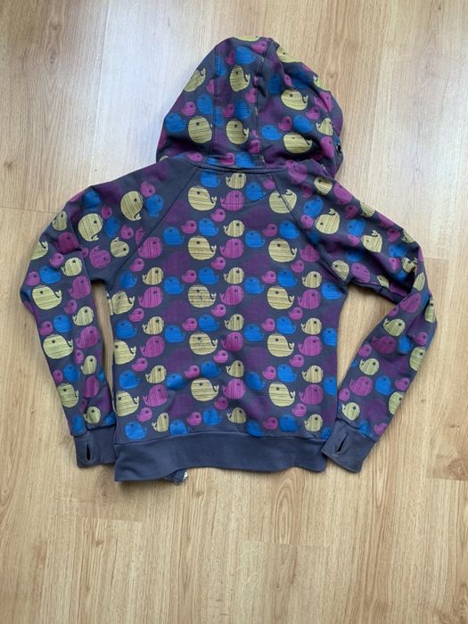 Bluza na zamek w kolorowe wzory