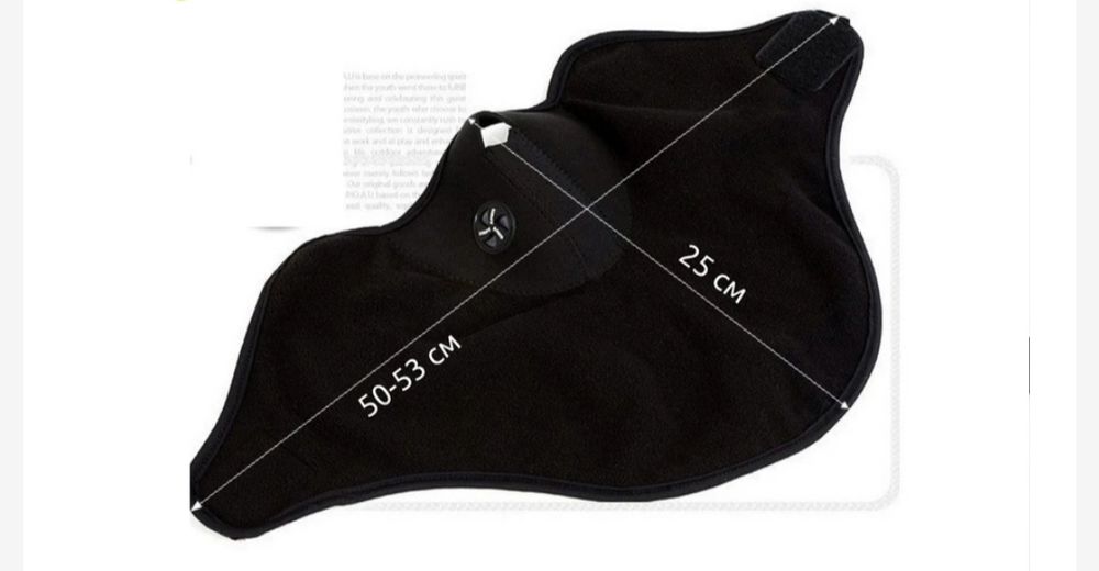 Баф маска тепла з клапаном