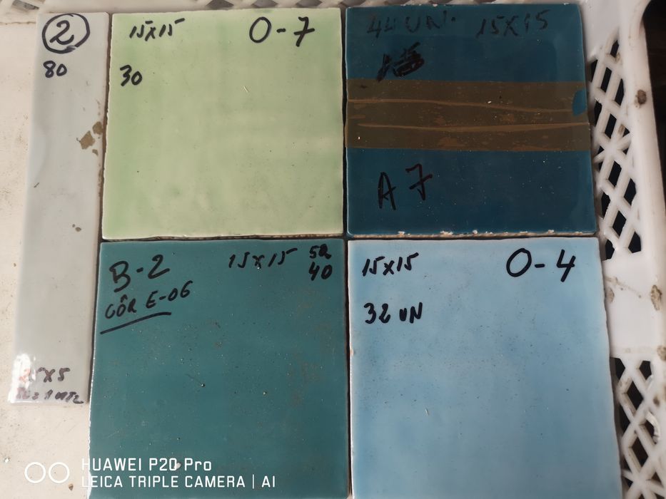 Azulejos Novos semi artesanais