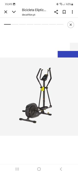 Bicicleta Elíptica de Treino 500 Conectada - DOMYOS