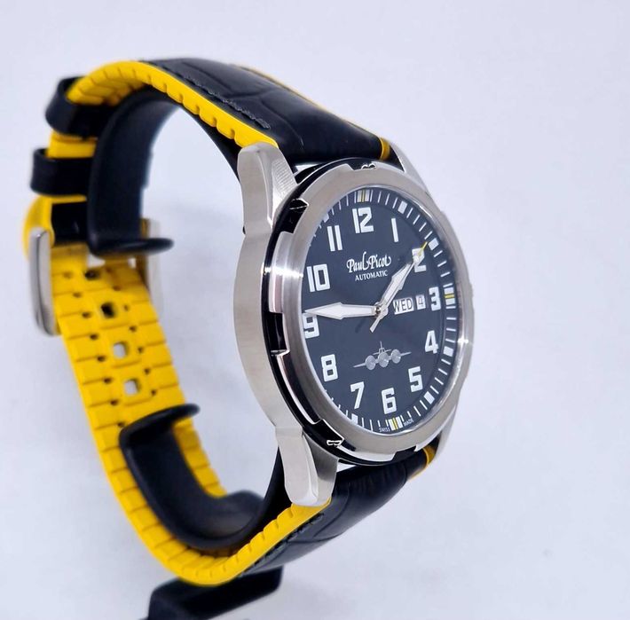 Paul Picot Pilot 42mm Black Black P2053.SGN.9111.3314-B