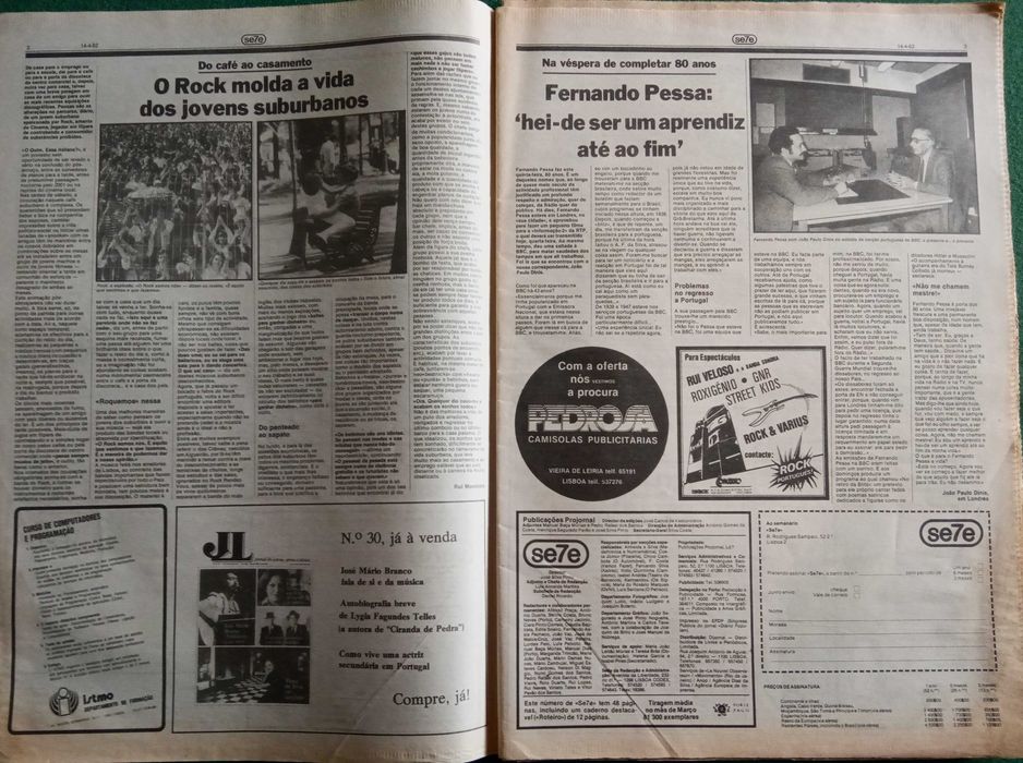 José Afonso	- - -		Se7e - nr. 201	- - - - -	Jornal