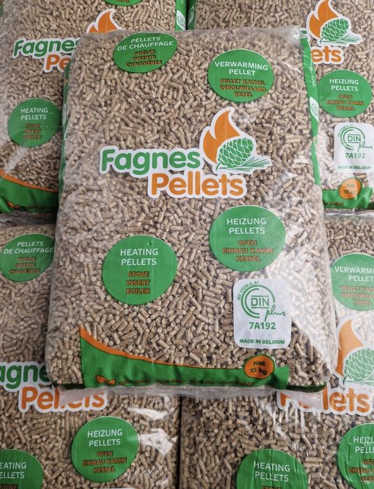 Pellet Fagnes - Certyfikat Dinplus pelet  975 kg