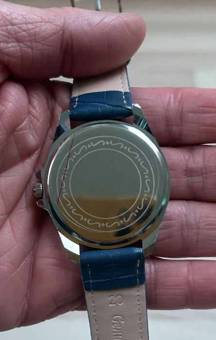 Nowy Zegarek Męski Navy Blue – Styl Diver – Folia Ochronna!