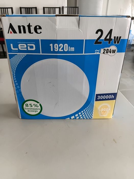 Painel Led circular 24w novo na caixa