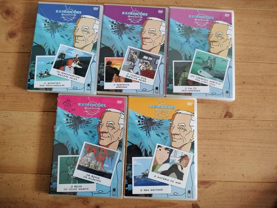 As expedições de Jacques Cousteau DVD'S