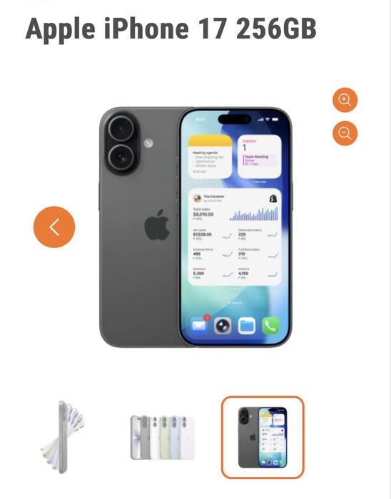 Iphone 17 Novo 256GB