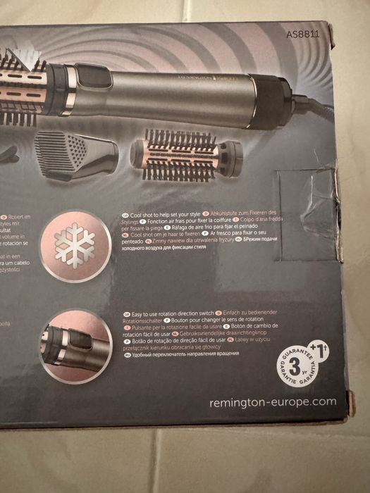 Remington Keratin Protect AS8811 – Escova Rotativa 1000W Nova