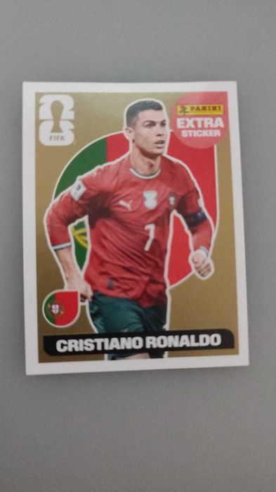 Cromos Extra Mundial 2026 (Ronaldo, Haaland e Bellingham)