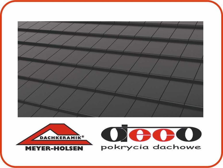 Dachówka płaska MEYER HOLSEN PIANO Głęboka czerń / DOSTĘPNA / ŚLĄSK