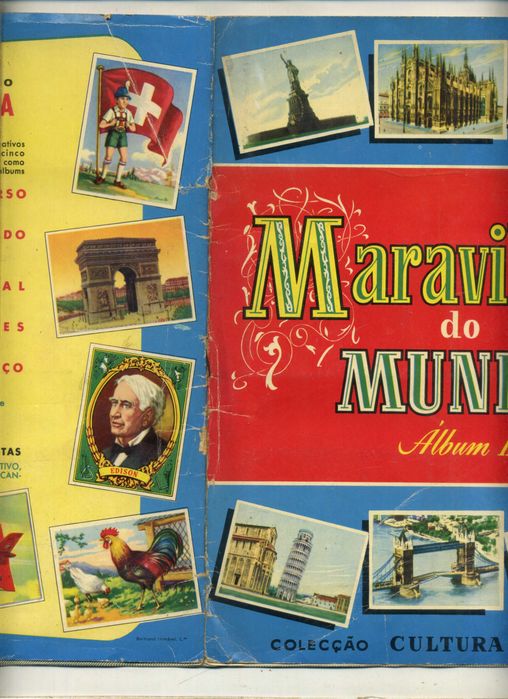 Cadernetas Maravilhas do Mundo Album I + II, completas