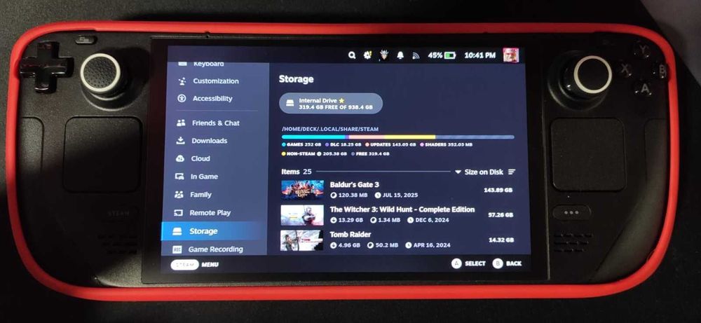 Steam Deck Oled 1TB + Acessórios