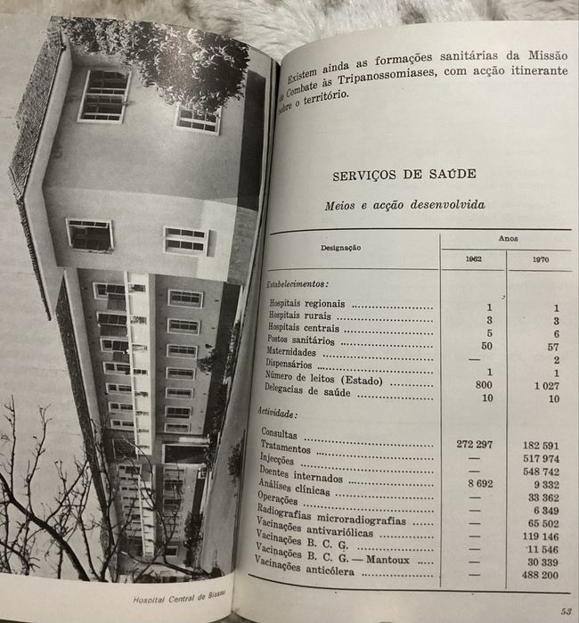 Estatísticas Dados Sobre a Província da Guiné-Bissau África 1972