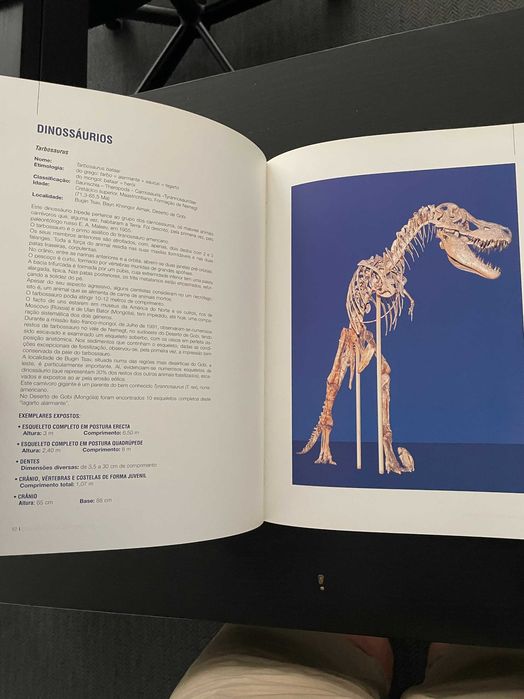 Livro / Catálogo Exposição Dinossauros