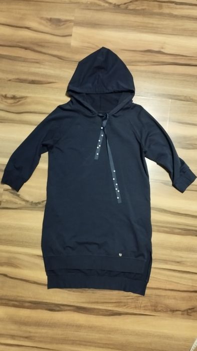 Sukienka / tunika Gatta kaptur, perełki rozm. XS