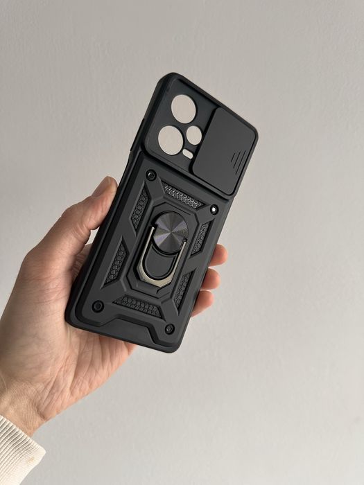 Etui Plecki pancerne czarne do XIAOMI REDMI 12 PRO PLUS