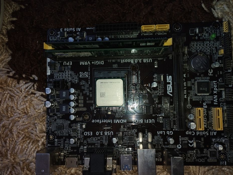 Комплект Asus am1m-a athlon 5350 8gb 4x2 ddr3