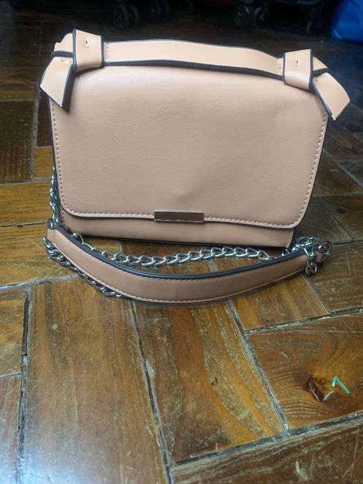 Mala rosa velho escuro.  como nova