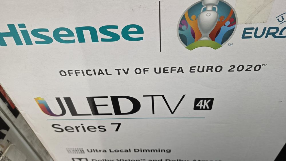 Тоненький ULED телевізор HISENSE H55u7be
