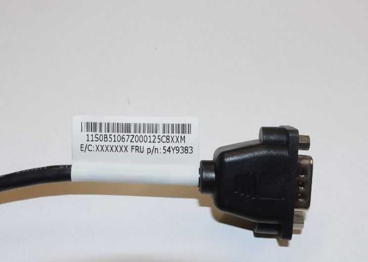 Kabel przejściówka RS-232 M-F krótki