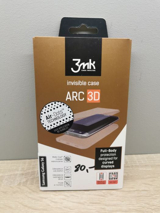 NOWA FOLIA 3MK ARC 3D PRZÓD +TYŁ SAMSUNG galaxy S6 !! Bardzo tanio !!