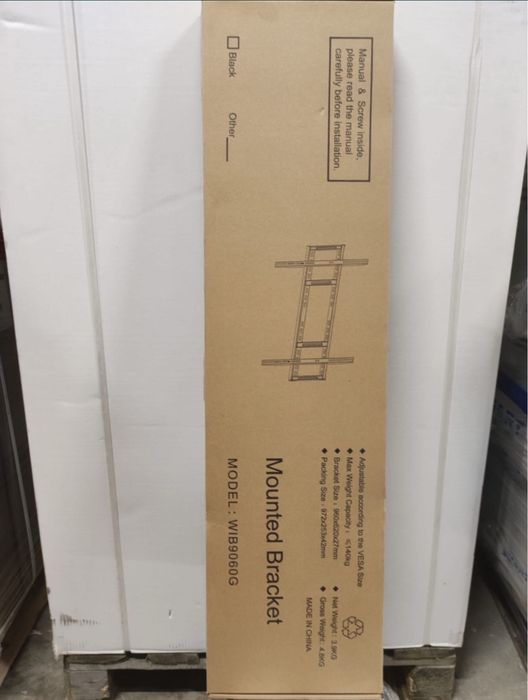 55" -86" Uchwyt do telewizora wieszak na telewizor czarny 55cali do 86