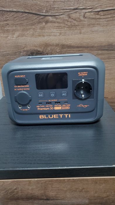 Зарядна станція Bluetti Premium 30 V2, 600 Вт, 320 Вт·ч