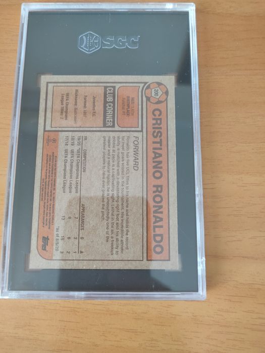 Cristiano Ronaldo - Topps Living 2020 - Juventus FC - SGC 9.5