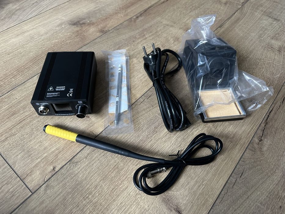 Stacja lutownicza na groty T12 75W Lutownica Kolba Podstawka Nowa