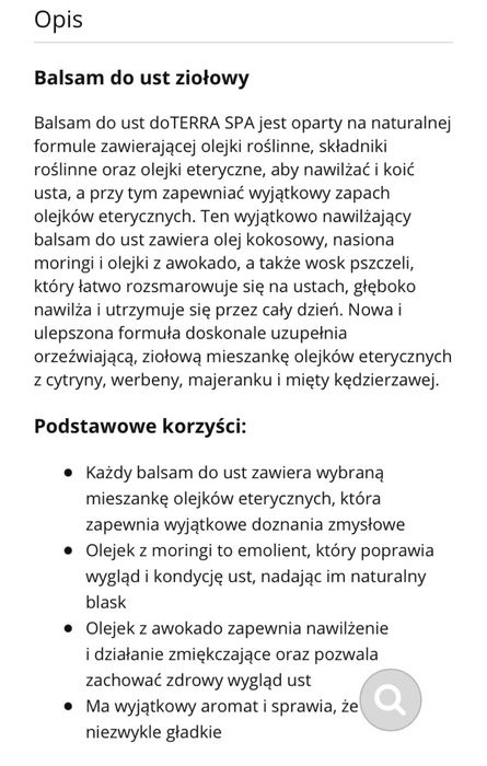 Lip balsam Herbal Doterra