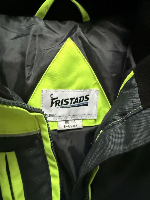 Gruba, zimowa, ciepła kurtka FRISTADS 110/116