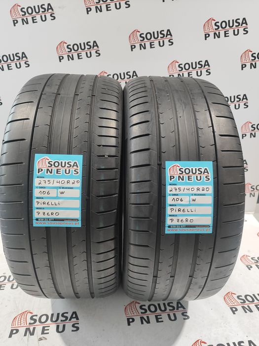 2 pneus semi novos 275-40R20 Pirelli - Oferta dos portes