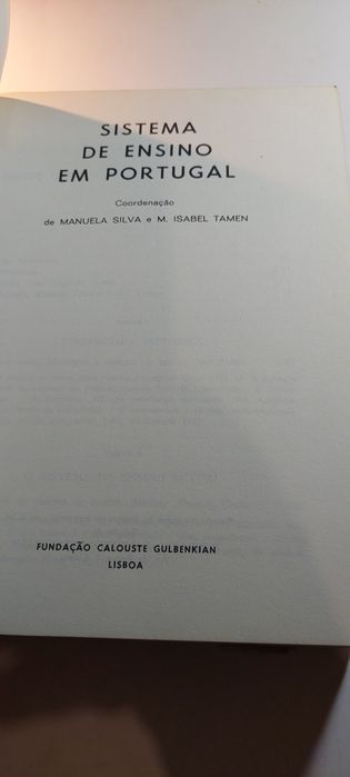 Sistema de Ensino em Portugal - Manuela Silva, M. Isabel Tamen