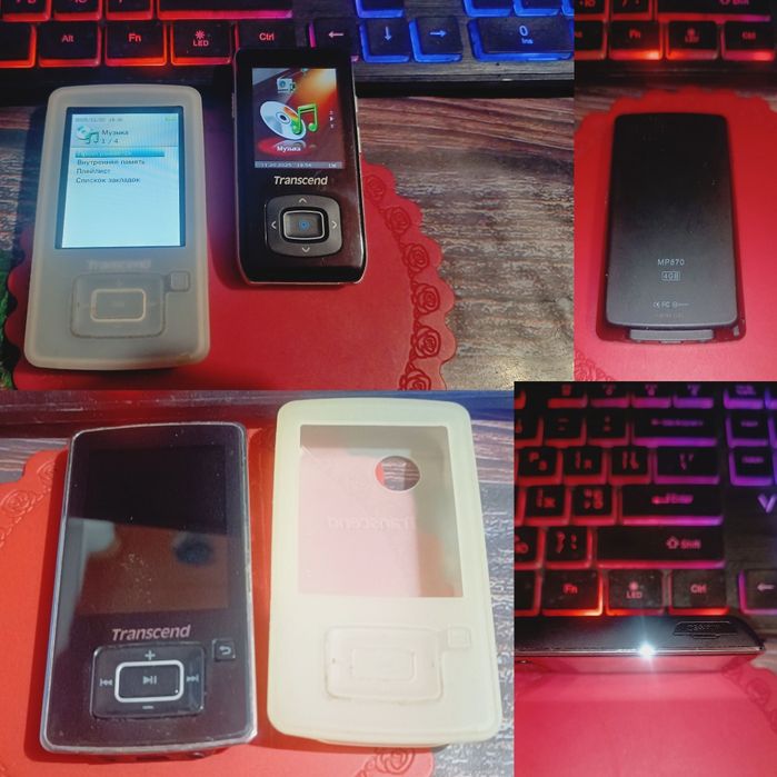 mp3-плеєри transcend mp330,mp870 і mp850+подарунок