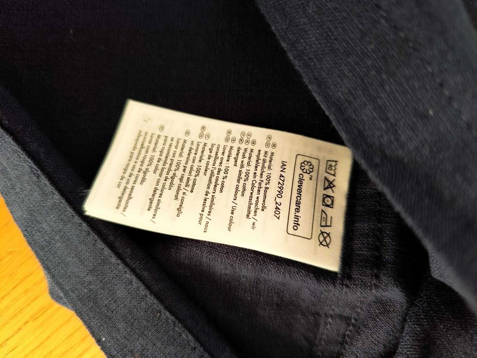 Nowa koszula męska XL 43/44 bawełna krótki rękaw jak lniana granat