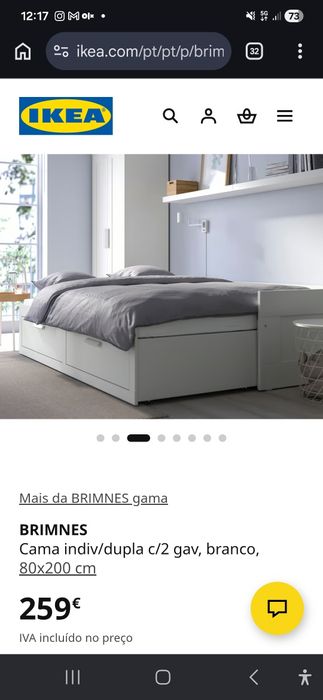 Cama solteiro/ casal + colchões + roupeiro