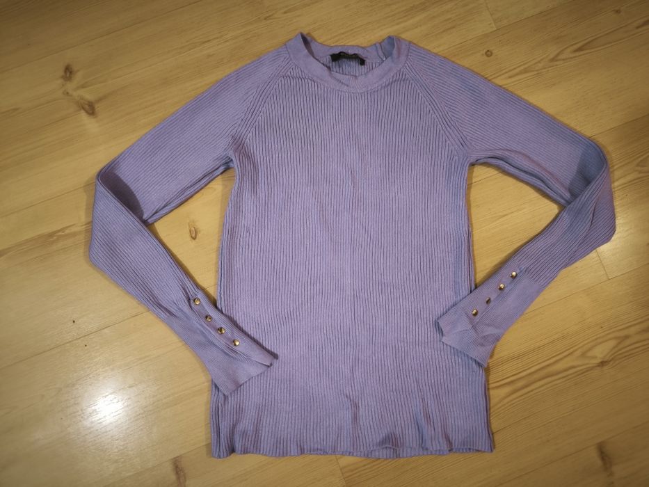Esmara liliowy sweterek sweter bluzka damska r. M