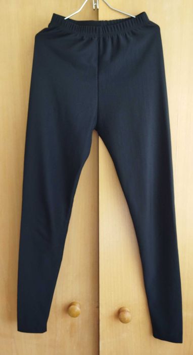 Leggings pretas e azuis escuras, menina 10/12 anos