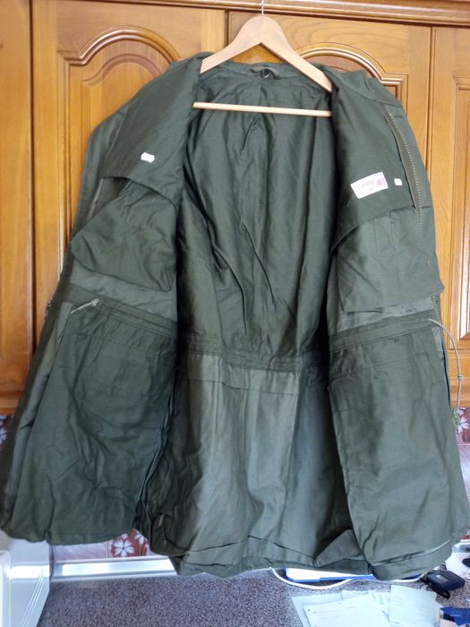 Casaco militar antigo M64 Exército Belga vintage verde tropa OD