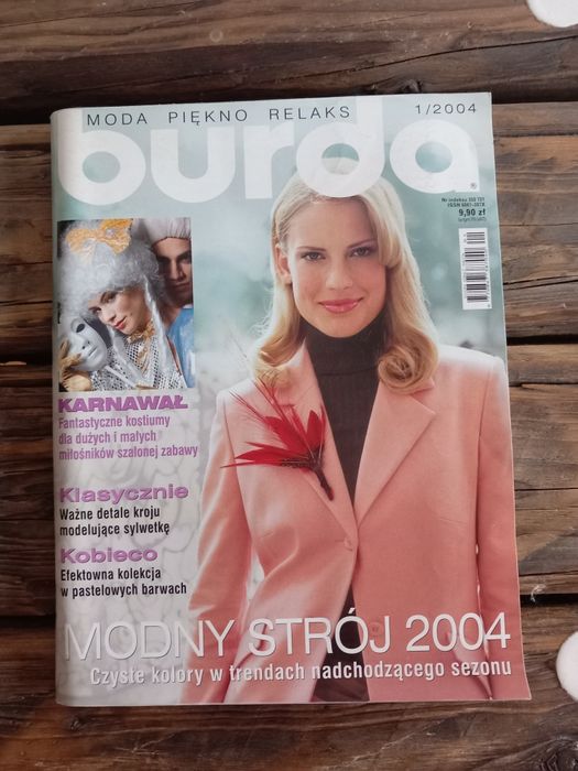 BURDA 1/2004,miesięcznik modowy.