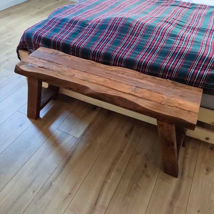 Ława Farmhouse – ręcznie robiony stolik z litego drewna