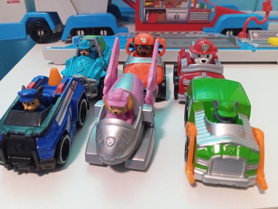 Patrulha pata veículos