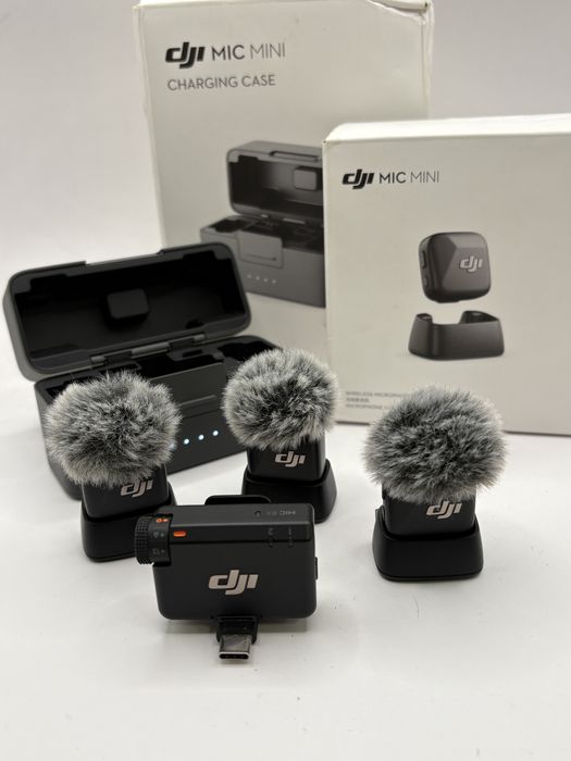 Mikrofony krawatowe DJI Mic Mini 3x TX 1x RX Etui ładujace Halogsm Piotrkowska 19