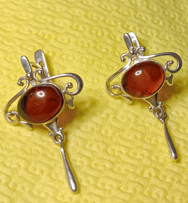 Серьги серебряные