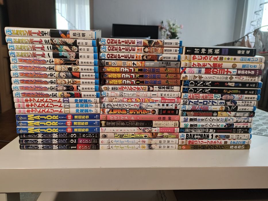 Mangi po japońsku - zestaw tomów, różne serie, in japanese