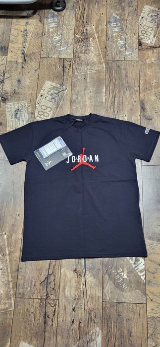 Jordan męska granatowa koszulka t-shirt bawełna premium XL